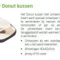 TEMPUR Donut kussen - Afbeelding 1
