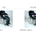 Buikriem voor gebruik in rolstoel/kantelzetel 105.001/105 - Afbeelding 1