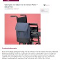 Rolstoeltas zijkant rolstoel Panier - Afbeelding 1