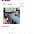 PARSONS Veiligheidsgordel voor rolstoel Auto buckle AA8667A - Afbeelding 1