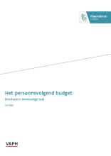 cover van de brochure 'Het persoonsvolgend budget- brochure in eenvoudig Nederlands